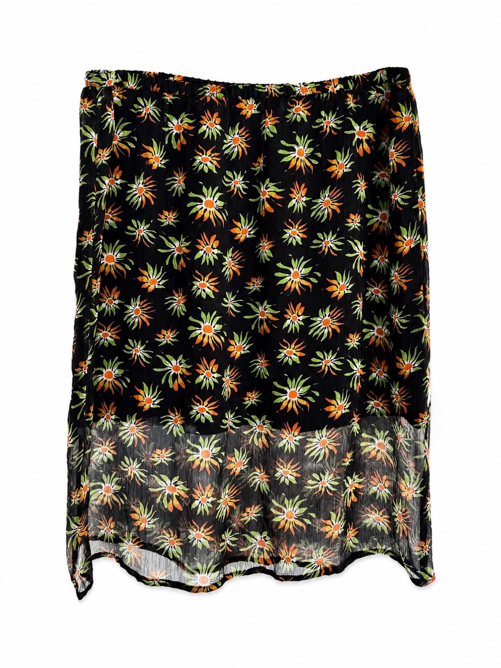 J.Crew NWT Floral Pull On Skirt Medium Cupro Lined Boho Midi
